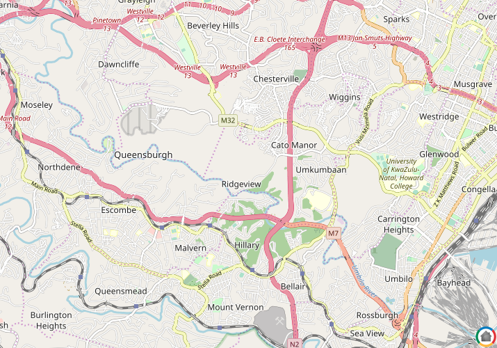 Map location of Ridgeview